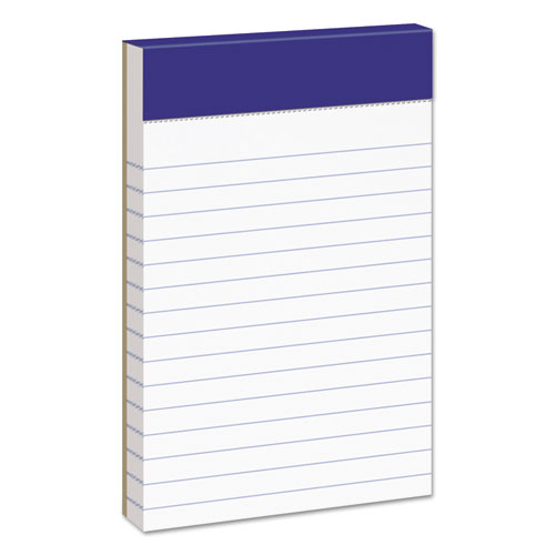 Perforated Writing Pads, Narrow Rule, 3 x 5, 50 Sheets, Dozen | by Plexsupply