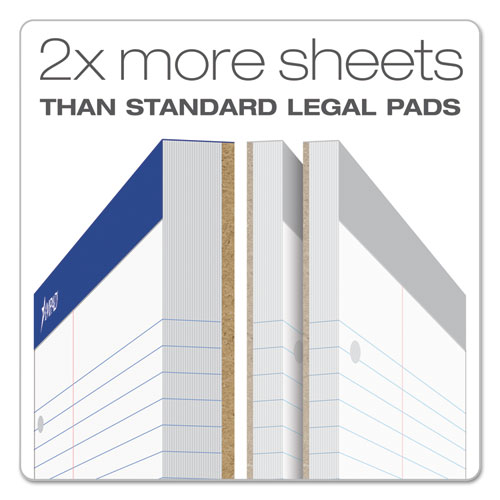 Image of Double Sheet Pads, Narrow Rule, 100 White 8.5 x 11.75 Sheets