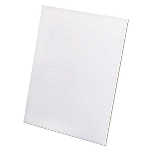 Image of Recycled Glue Top Pads, Wide/Legal Rule, 50 White 8.5 x 11 Sheets, Dozen