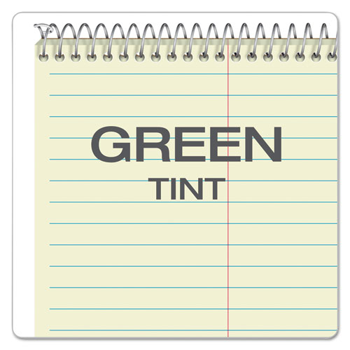 Image of Steno Pads, Gregg Rule, Green Cover, 80 Green-Tint 6 x 9 Sheets, 6/Pack