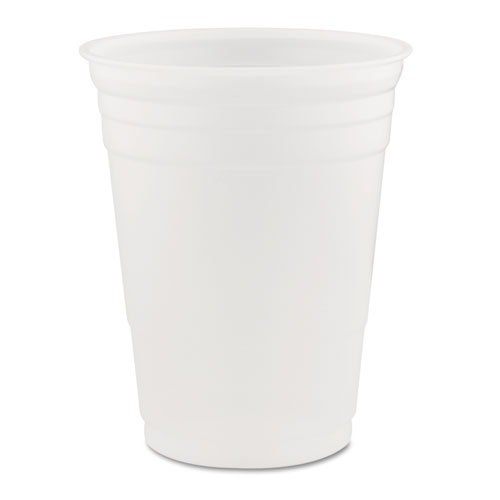 Dart® Solo Party Plastic Cold Drink Cups, 16 Oz, 50/Sleeve, 20 Sleeves/Carton