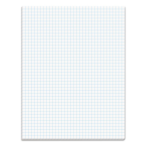 Tops™ Quadrille Pads, Quadrille Rule (4 Sq/In), 50 White 8.5 X 11 Sheets