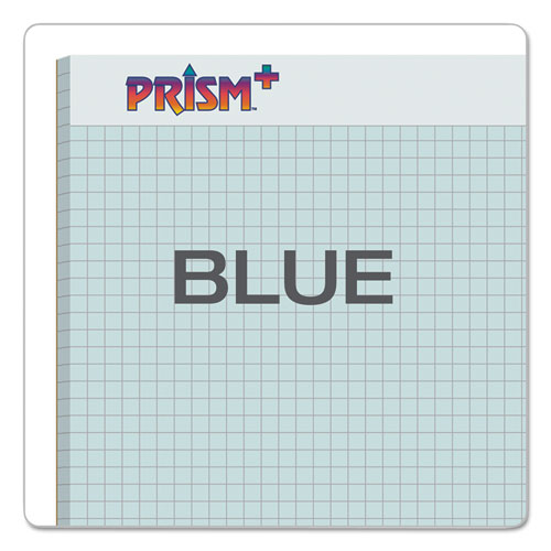 Image of Prism Quadrille Perforated Pads, Quadrille Rule (5 sq/in), 50 Blue 8.5 x 11.75 Sheets, 12/Pack