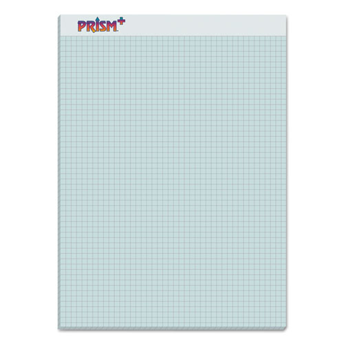 Image of Prism Quadrille Perforated Pads, Quadrille Rule (5 sq/in), 50 Blue 8.5 x 11.75 Sheets, 12/Pack
