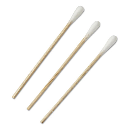 Image of Medline Non-Sterile Cotton Tipped Applicators, Wood, 3", 1,000/Box