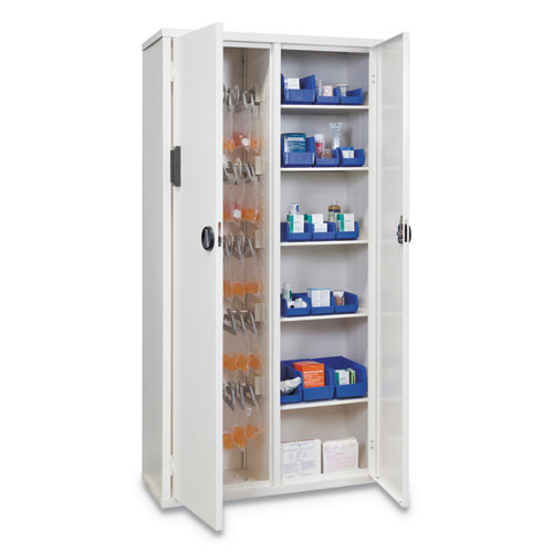 Medical Storage Cabinet With Electronic Lock 36w X 15d X 72h