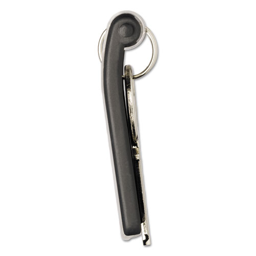 Image of Locking Key Cabinet, 54-Key, Brushed Aluminum, Silver, 11.75 x 4.63 x 11