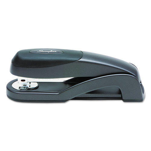 Image of Swingline® Optima Full Strip Desk Stapler, 25-Sheet Capacity, Graphite Black