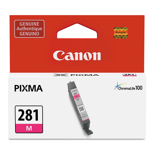 Image of Canon® 2089C001 (Cli-281) Chromalife100+ Ink, 233 Page-Yield, Magenta