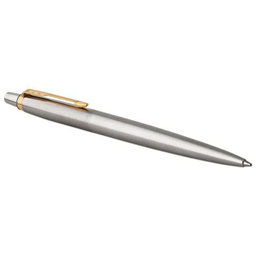 Jotter Retractable Gel Pen Gift Box, 0.7mm, Black Ink, Stainless Steel Barrel