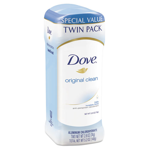 Dove® Invisible Solid Antiperspirant Deodorant, Floral Scent, 0.5 oz, 36/Carton