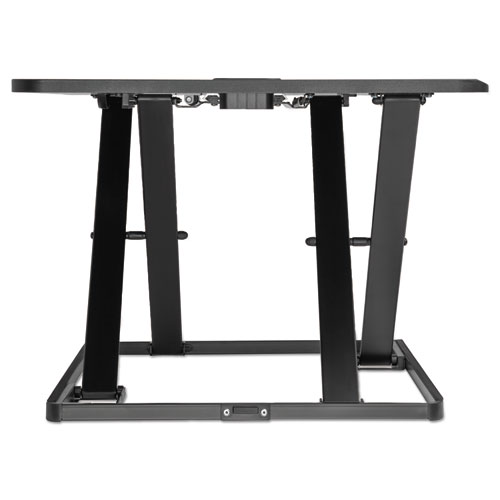 AdaptivErgo Ultra-Slim Sit-Stand Desk, 31.33" x 21.63" x 1.5" to 16", Black