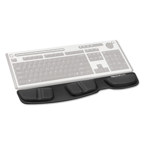 Memory Foam Keyboard Palm Support, 13 3/4 x 3 3/8, Black