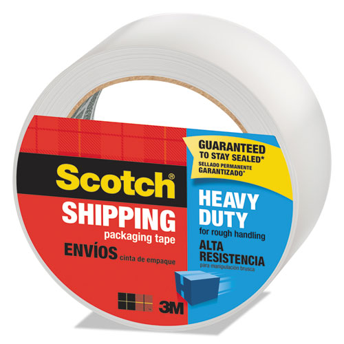 Image of 3850 Heavy-Duty Packaging Tape, 3" Core, 1.88" x 54.6 yds, Clear