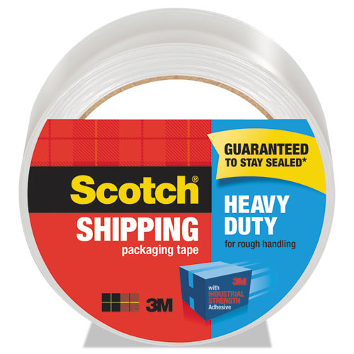 Image of 3850 Heavy-Duty Packaging Tape, 3" Core, 1.88" x 54.6 yds, Clear