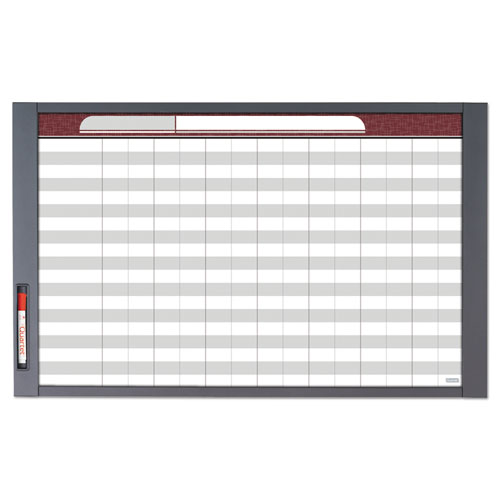 Image of Quartet® Inview Custom Whiteboard, 36 X 24, White/Clear Surface, Graphite Fiberboard Frame