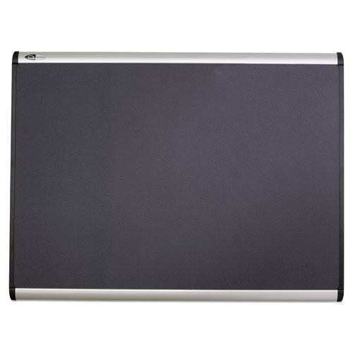 Prestige Plus Magnetic Fabric Bulletin Boards, 72 x 48, Gray Surface, Silver Aluminum Frame