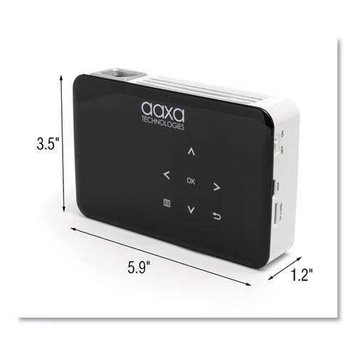 Image of Aaxa P300 Neo Led Pico Projector, 420 Lm, 1280 X 720 Pixels