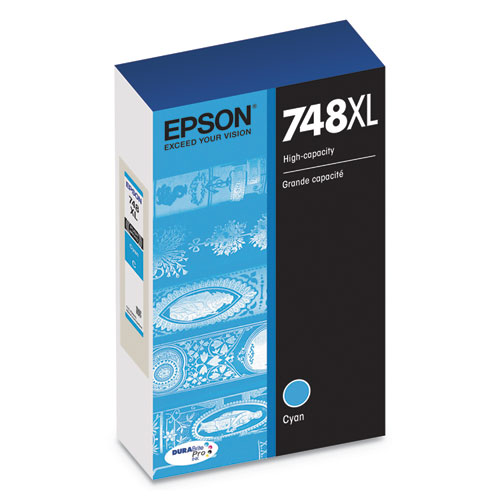 T748XL220 (748XL) DURABrite Pro High-Yield Ink, 4000 Page-Yield, Cyan