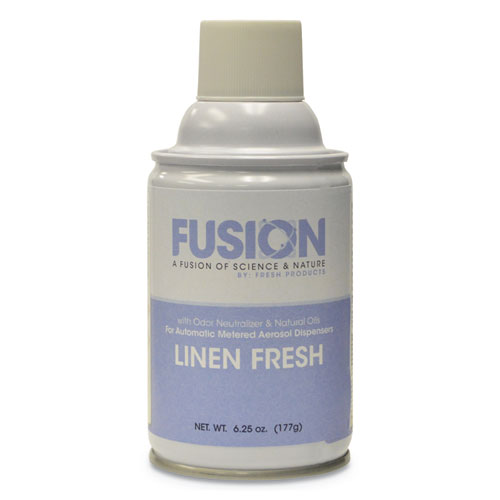 Image of Fusion Metered Aerosols, Linen Fresh, 6.25 oz, 12/Carton