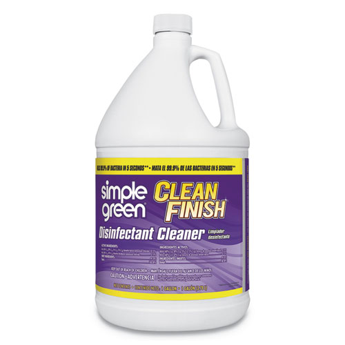 Simple Green® Clean Finish Disinfectant Cleaner, 1 gal Bottle, Herbal