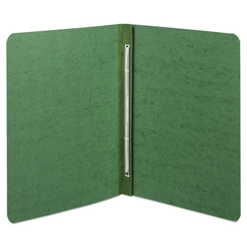 Image of PRESSTEX Report Cover with Tyvek Reinforced Hinge, Side Bound, 2-Piece Prong Fastener, 8.5 x 11, 3" Capacity, Dark Green