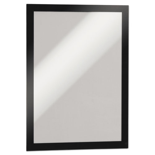 Durable® DURAFRAME Sign Holder, 11 x 17, Black Frame, 2/Pack