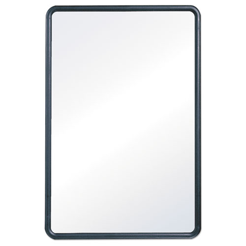 Image of Quartet® Contour Dry Erase Board, 48 X 36, Melamine White Surface, Black Plastic Frame