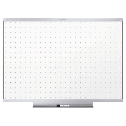 Quartet® Prestige 2 Total Erase Whiteboard, 72 x 48, White Surface, Mahogany Fiberboard/Plastic Frame