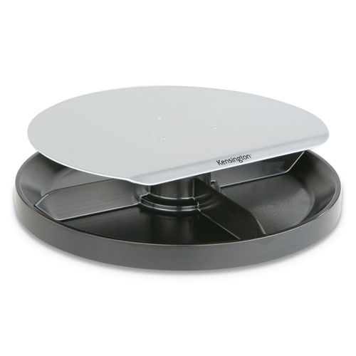 Spin2 Monitor Stand, 14 x 14 x 3 1/4, Gray | by Plexsupply