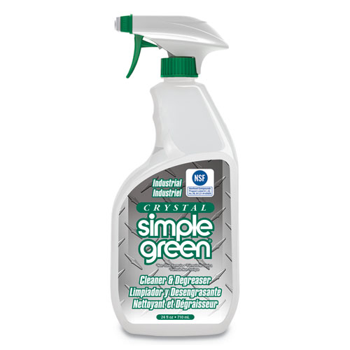 Simple Green® Crystal Industrial Cleaner/Degreaser, 1 gal Bottle, 6/Carton