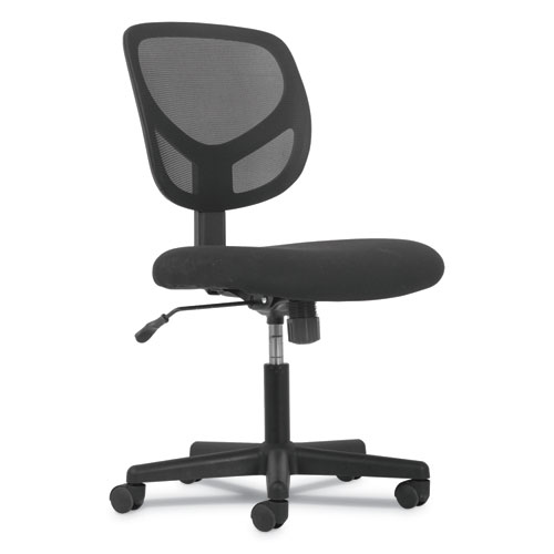 1-OH-ONE MID-BACK TASK CHAIRS, SUPPORTS UP TO 250 LBS., BLACK SEAT/BLACK BACK, BLACK BASE