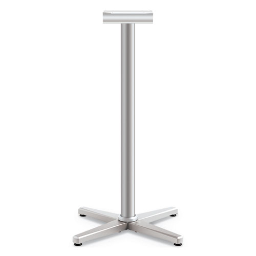 ARRANGE X-LEG BASE FOR 30-36" TOPS, 25.59W X 25.59D X 40H, SILVER