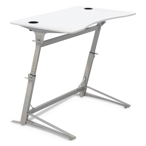 Verve Standing Desk, 47.25 x 31.75 x 36 to 42, White