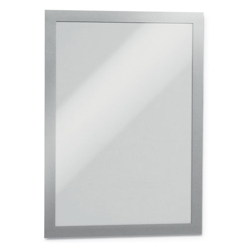 Image of DURAFRAME Sign Holder, 8.5 x 11, Silver Frame, 2/Pack