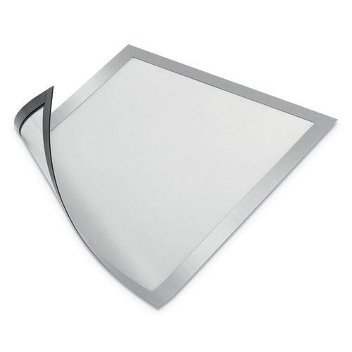 Image of Durable® Duraframe Magnetic Sign Holder, 8.5 X 11, Silver Frame, 2/Pack