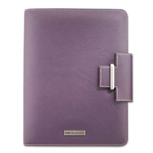 AT-A-GLANCE® Day Runner® Terramo Refillable Planner, 5 1/2 x 8 1/2, Eggplant