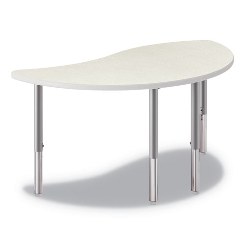 Image of Hon® Build Wisp Shape Table Top, 54W X 30D, Silver Mesh