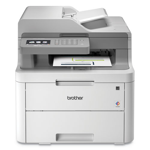 Brother Mfc-L3710Cw Compact Wireless Color All-In-One Printer, Copy/Fax/Print/Scan