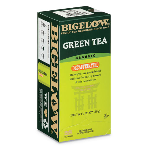 Decaffeinated Green Tea, Green Decaf, 0.34 lbs, 28/Box