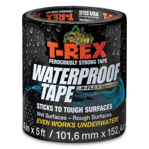 Image of Waterproof Tape, 3" Core, 4" x 5 ft, Black