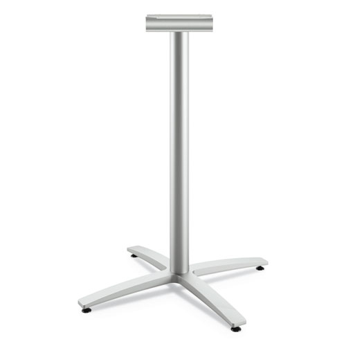 BETWEEN STANDING-HEIGHT X-BASE FOR 42" TABLE TOPS, SILVER