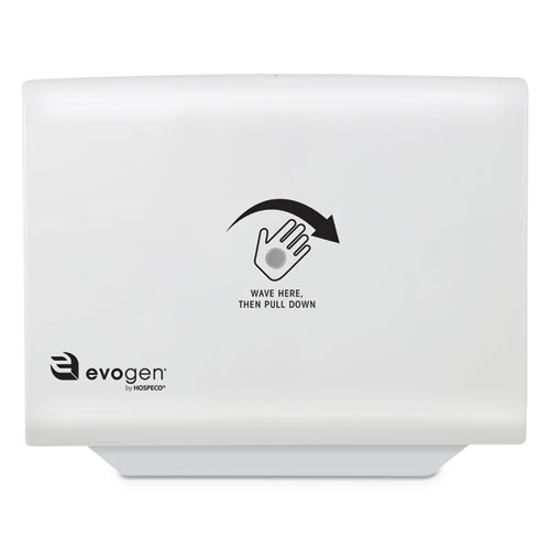Evogen No Touch Toilet Seat Cover Dispenser, 16.14 x 2 x 12, White