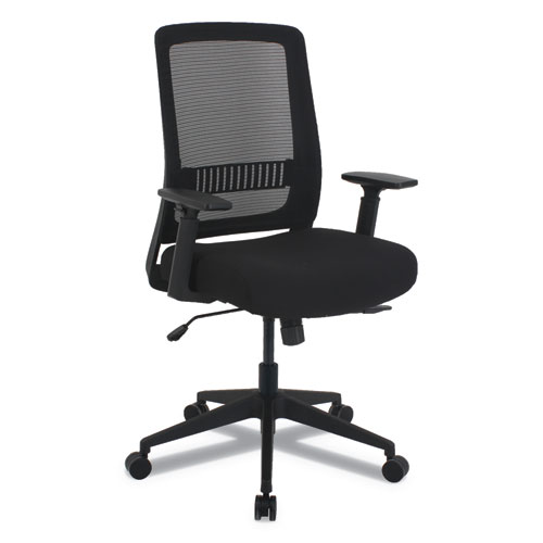 ALERA EY SERIES MULTIFUNCTION CHAIR, SUPPORTS UP TO 275 LBS., BLACK SEAT/BLACK BACK, BLACK BASE