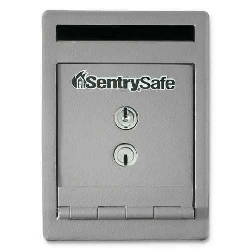 UC025K Safe, 0.23 cu ft, 6 x 12.3 x 8.5, Silver | by Plexsupply