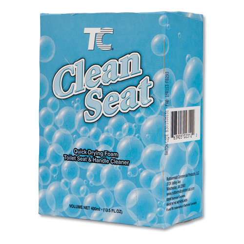 Rubbermaid® Commercial TC Clean Seat Foaming Refill, Unscented, 400mL Box, 12/Carton