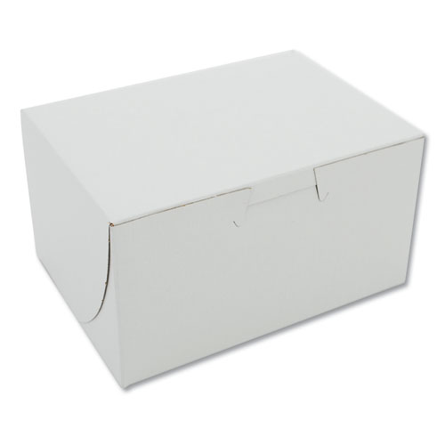 NON-WINDOW BAKERY BOX, 4 X 2 X 5.5, WHITE, 250/CARTON