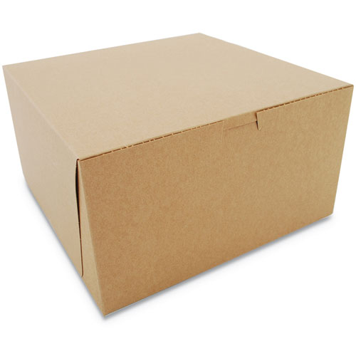 BAKERY BOXES, 10 X 10 X 5.5, KRAFT, 100/CARTON