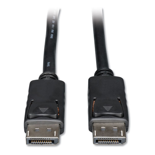 DISPLAYPORT CABLE WITH LATCHES (M/M), 50 FT., BLACK