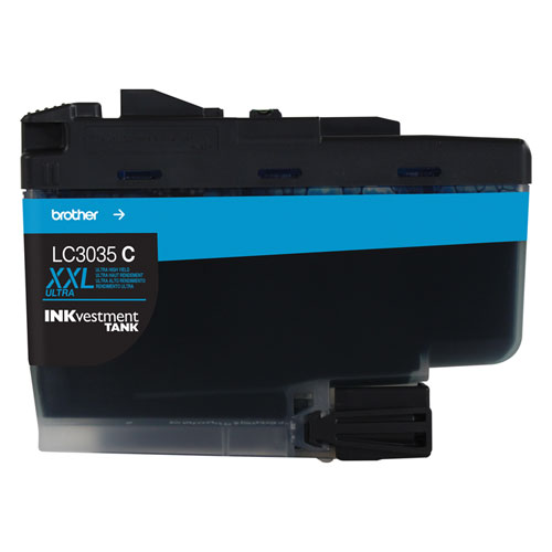 Image of Brother Lc3035C Inkvestment Ultra High-Yield Ink, 5,000 Page-Yield, Cyan